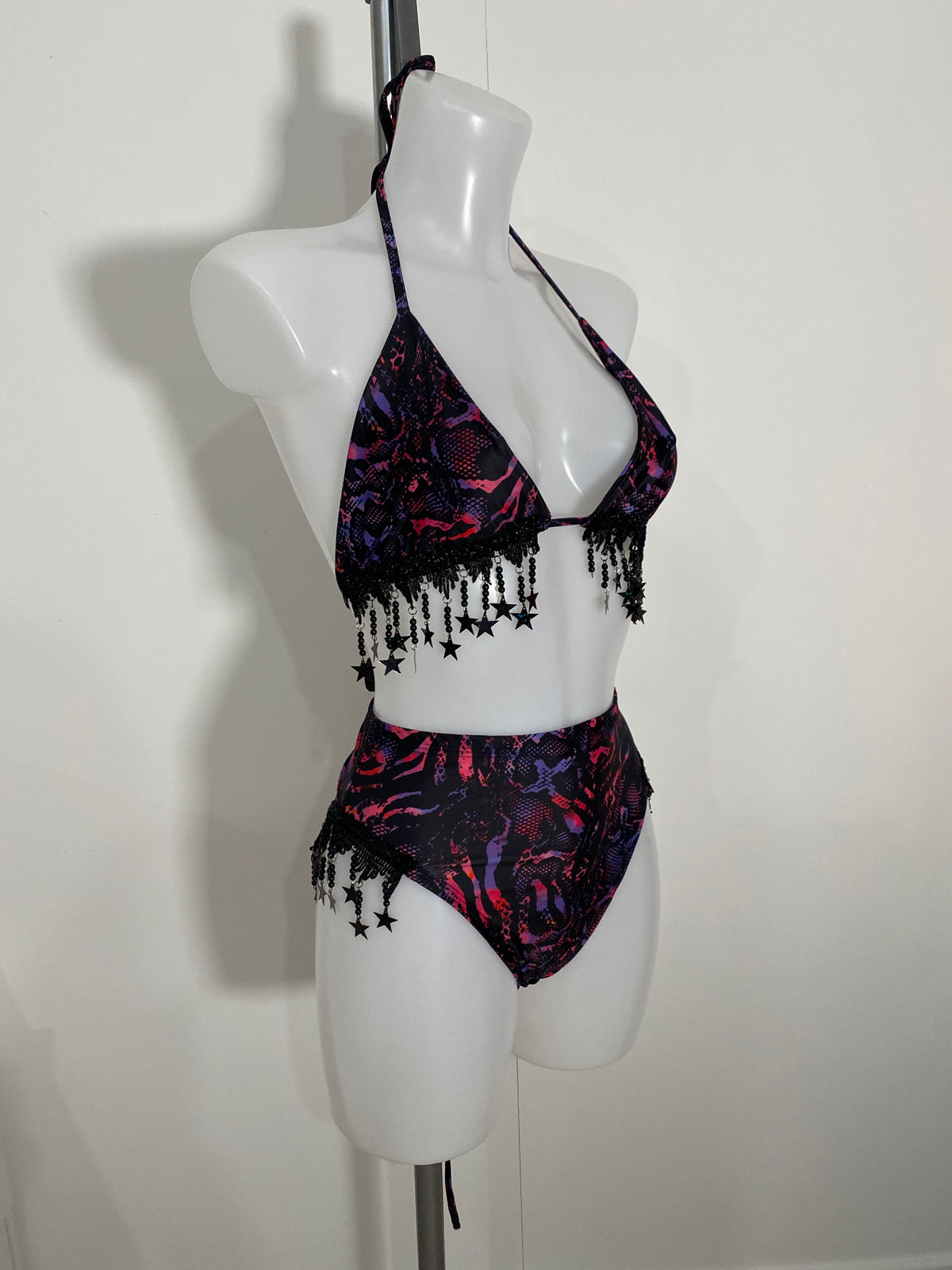 summersnake star triangle and high cut bottoms - ready to ship