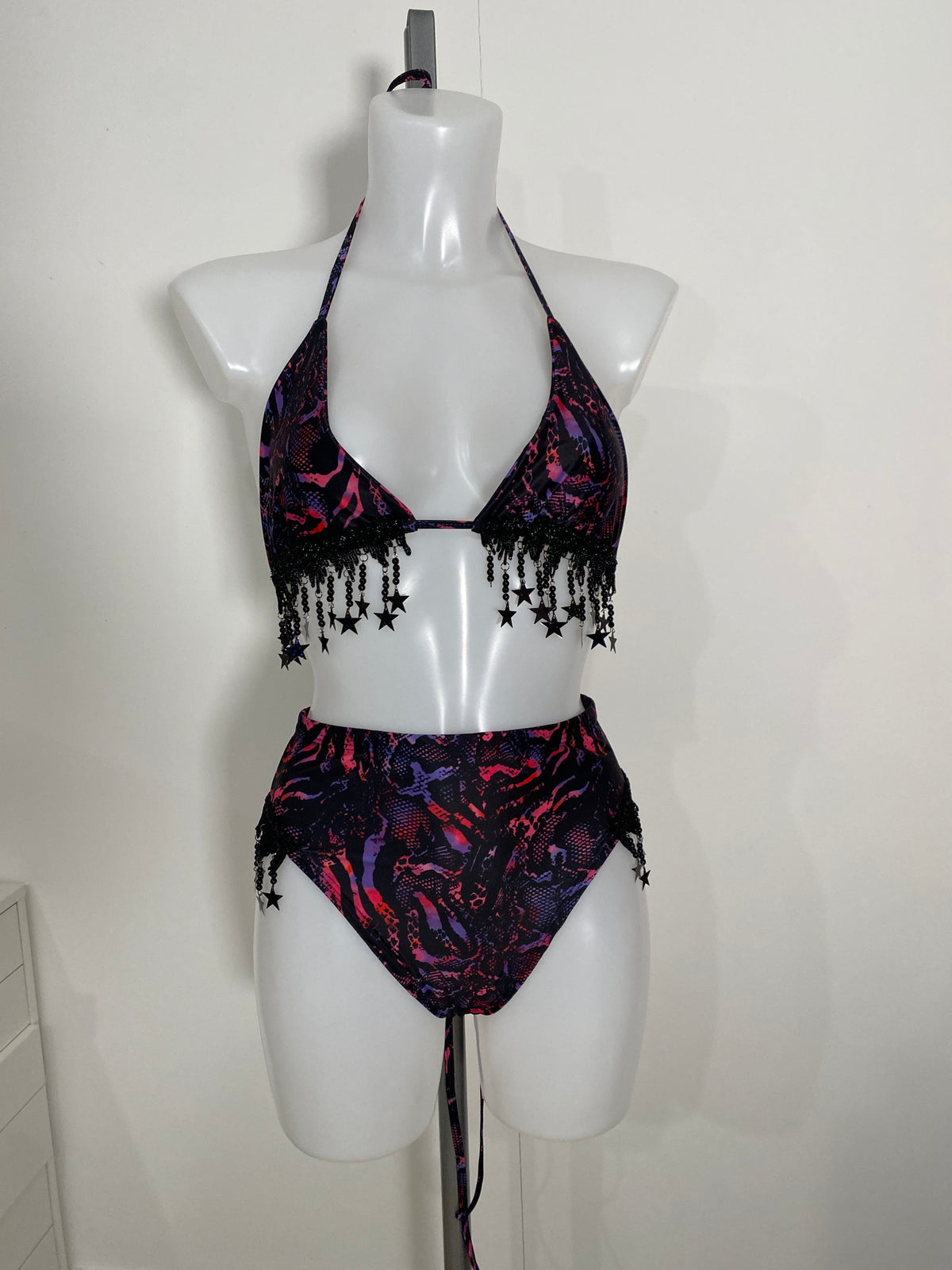 summersnake star triangle and high cut bottoms - ready to ship