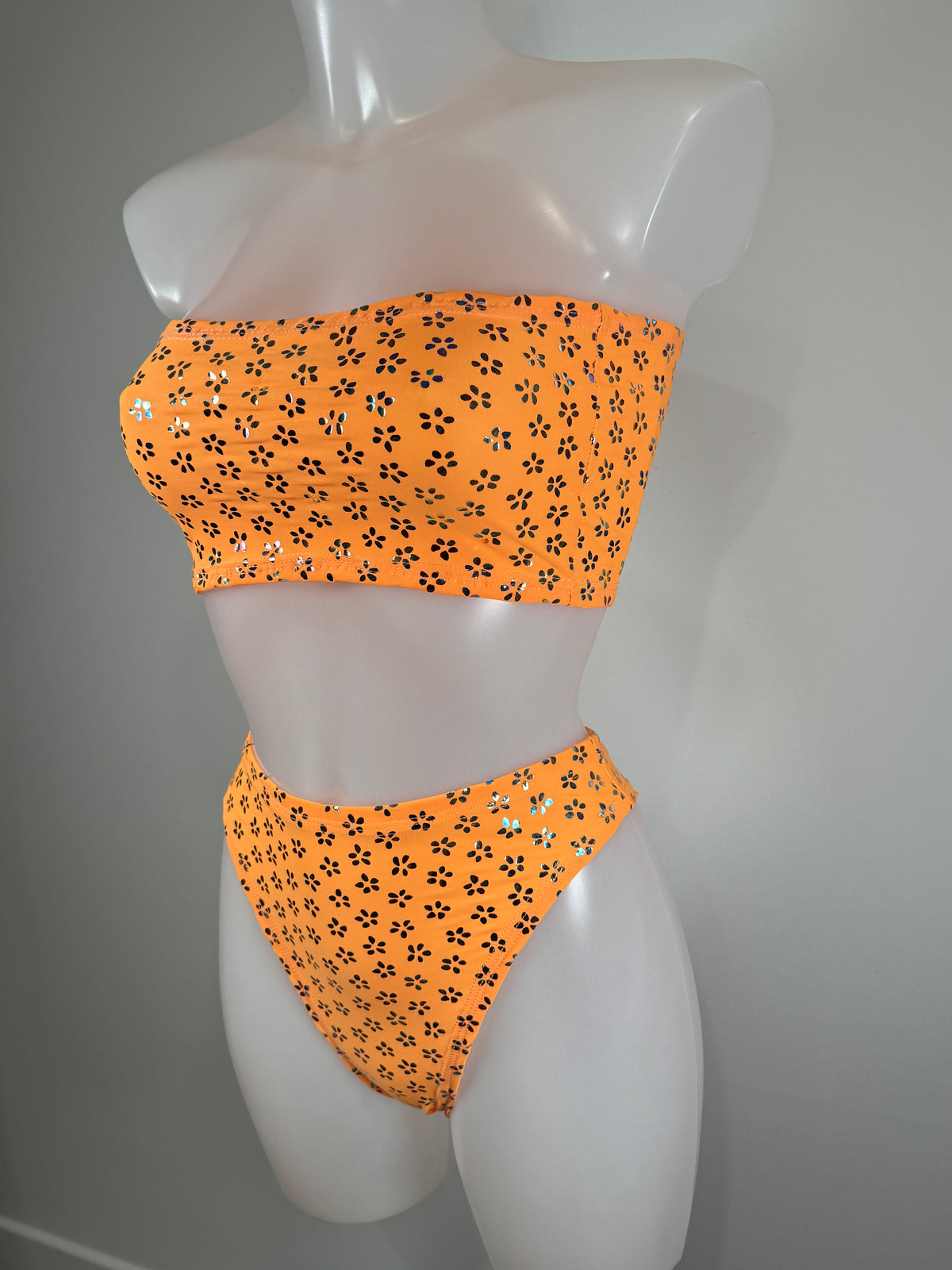 Mango bandeau and thong bottoms - ready to ship